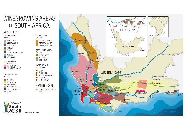 carte regions SA